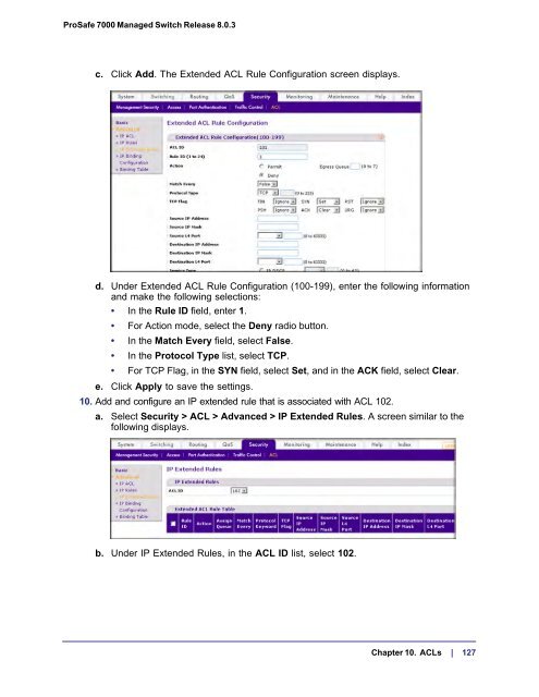 ProSafe 7000 Managed NETGEAR Switch Software Administration ...