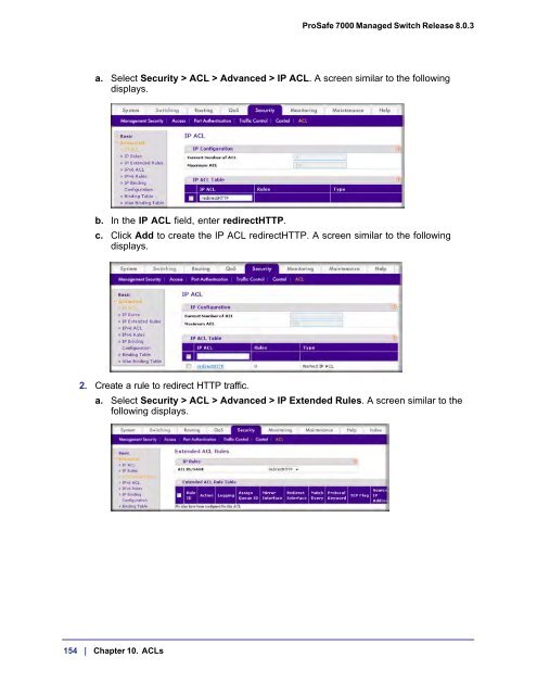 ProSafe 7000 Managed NETGEAR Switch Software Administration ...