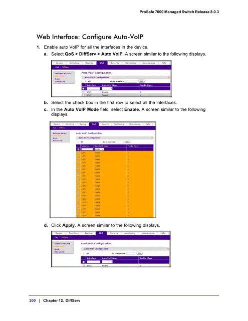 ProSafe 7000 Managed NETGEAR Switch Software Administration ...