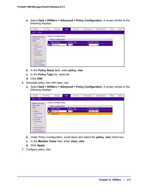 ProSafe 7000 Managed NETGEAR Switch Software Administration ...