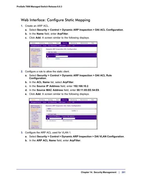 ProSafe 7000 Managed NETGEAR Switch Software Administration ...