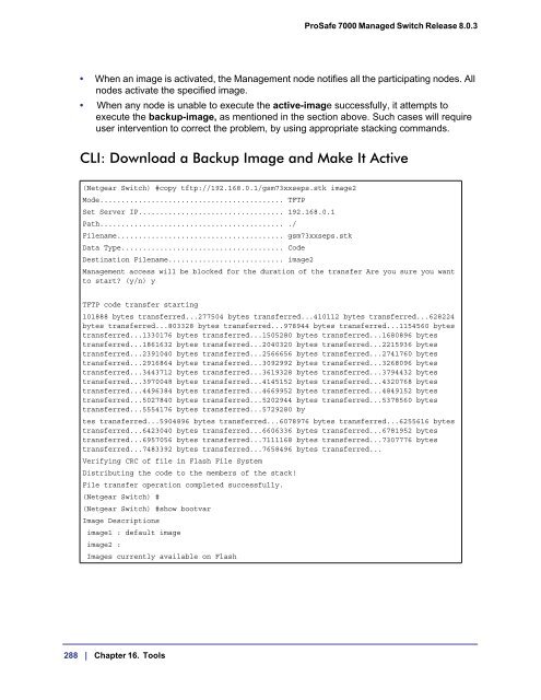 ProSafe 7000 Managed NETGEAR Switch Software Administration ...