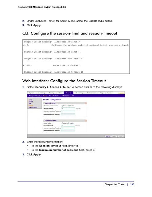 ProSafe 7000 Managed NETGEAR Switch Software Administration ...