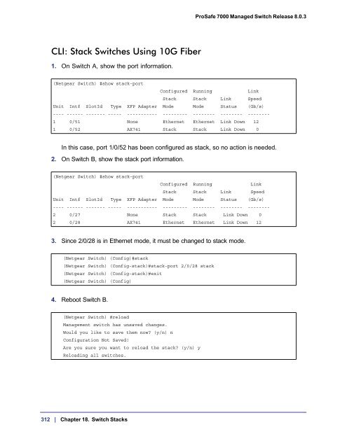 ProSafe 7000 Managed NETGEAR Switch Software Administration ...