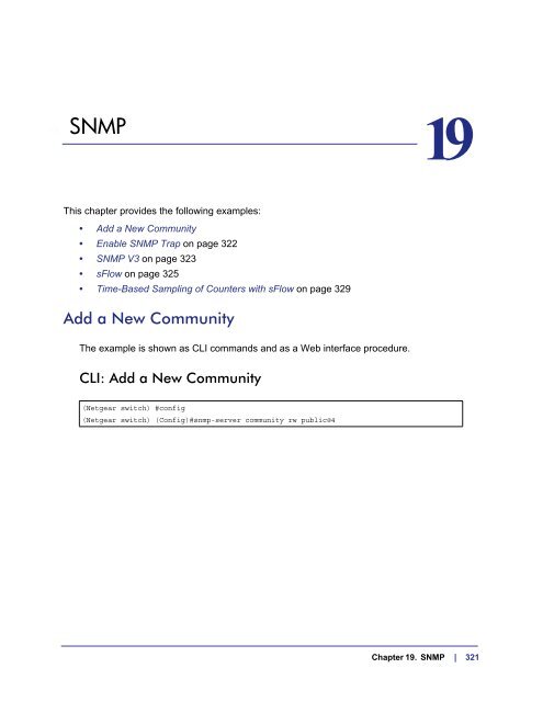 ProSafe 7000 Managed NETGEAR Switch Software Administration ...