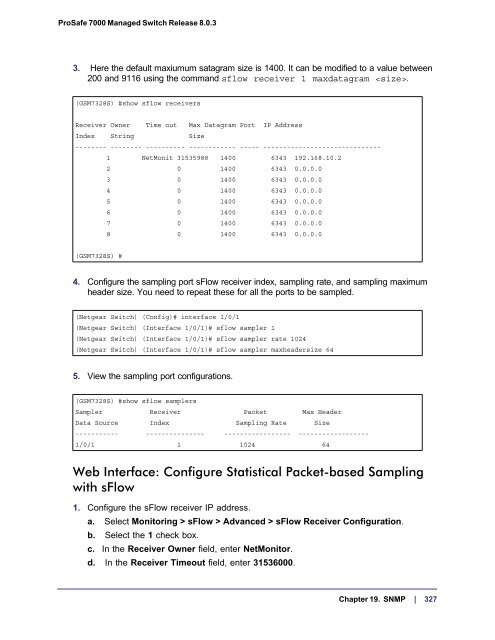 ProSafe 7000 Managed NETGEAR Switch Software Administration ...