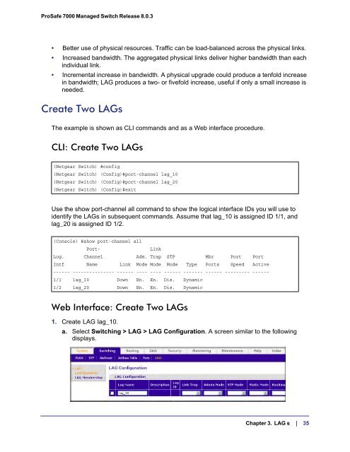 ProSafe 7000 Managed NETGEAR Switch Software Administration ...