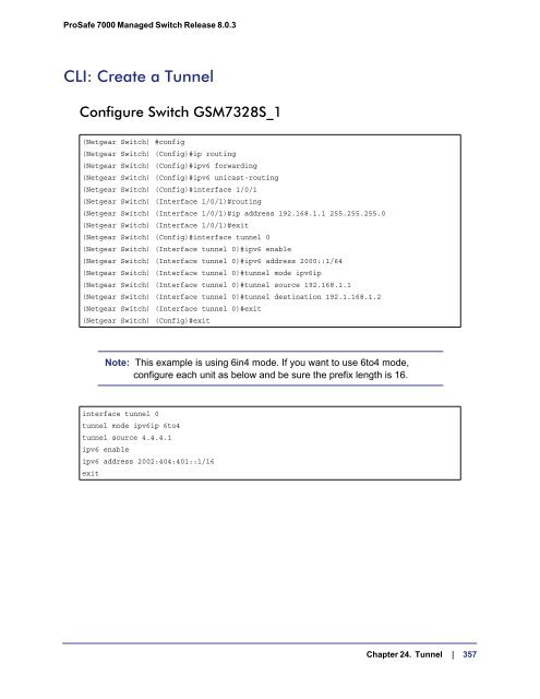 ProSafe 7000 Managed NETGEAR Switch Software Administration ...