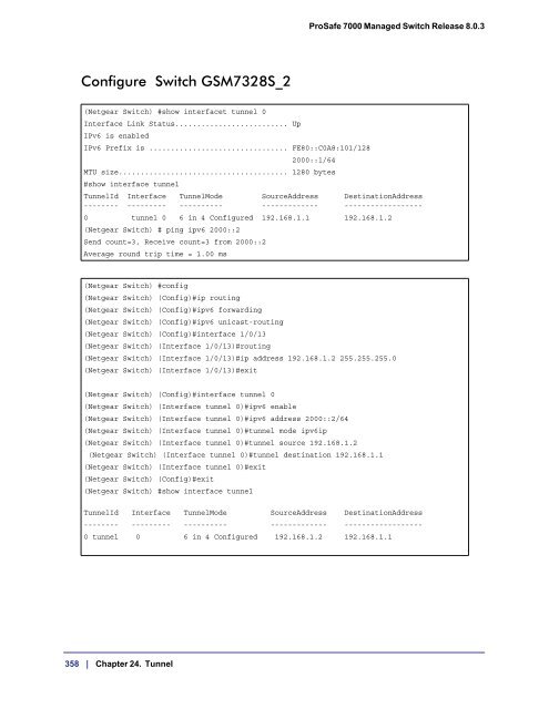 ProSafe 7000 Managed NETGEAR Switch Software Administration ...