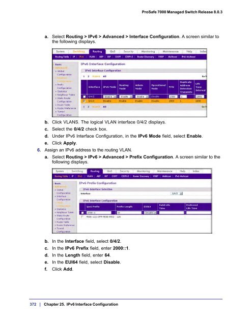 ProSafe 7000 Managed NETGEAR Switch Software Administration ...