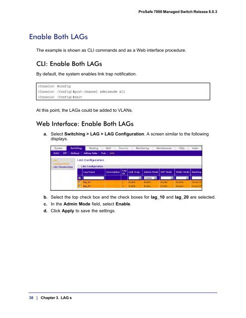 ProSafe 7000 Managed NETGEAR Switch Software Administration ...