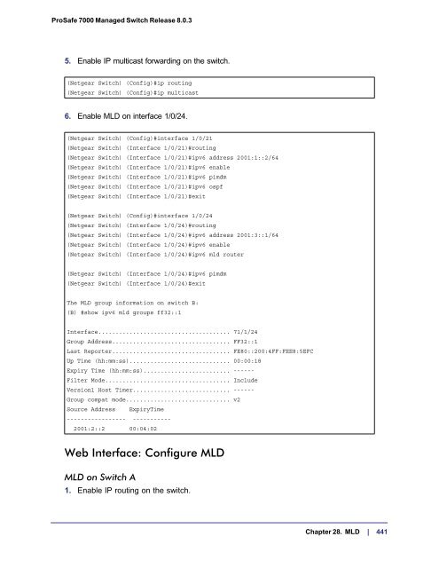 ProSafe 7000 Managed NETGEAR Switch Software Administration ...