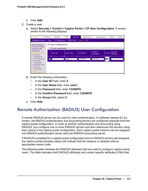 ProSafe 7000 Managed NETGEAR Switch Software Administration ...