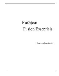 Benutzerhandbuch - NetObjects Fusion