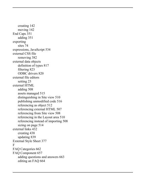 User Guide - NetObjects Fusion