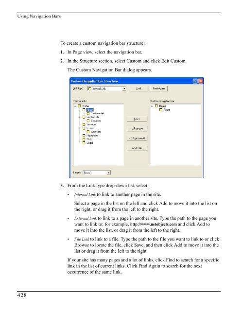 User Guide - NetObjects Fusion