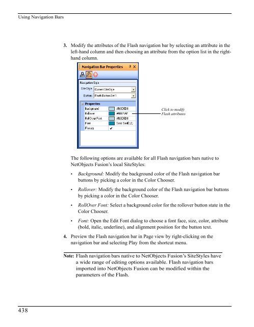 User Guide - NetObjects Fusion