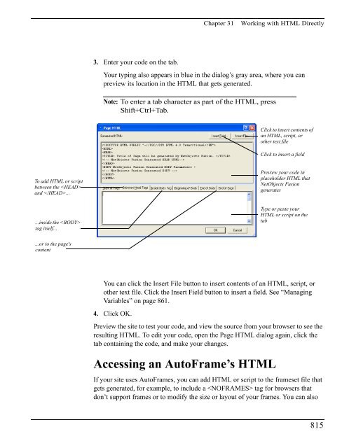 User Guide - NetObjects Fusion