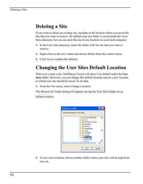 User Guide - NetObjects Fusion