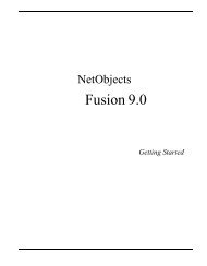 Getting Started - NetObjects Fusion