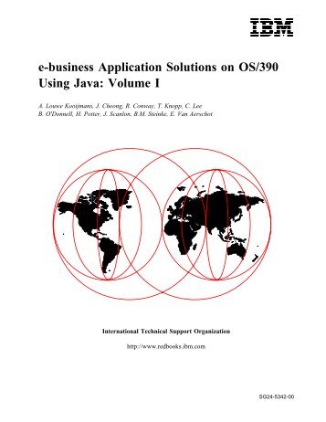 e-business Application Solutions on OS/390 Using ... - IBM Redbooks
