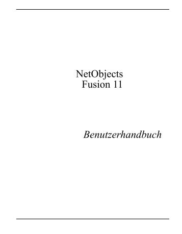 Benutzerhandbuch - NetObjects Fusion