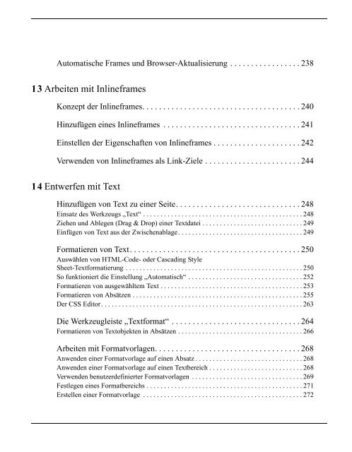 Benutzerhandbuch - NetObjects Fusion