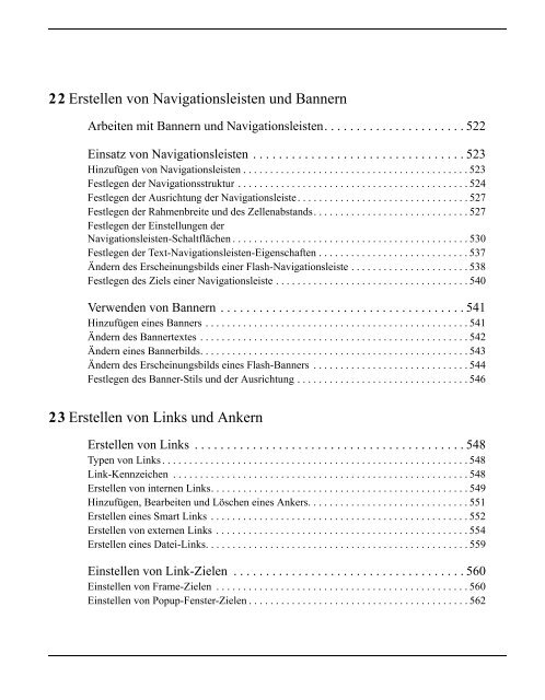 Benutzerhandbuch - NetObjects Fusion