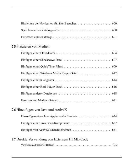 Benutzerhandbuch - NetObjects Fusion