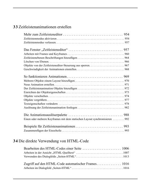 Benutzerhandbuch - NetObjects Fusion