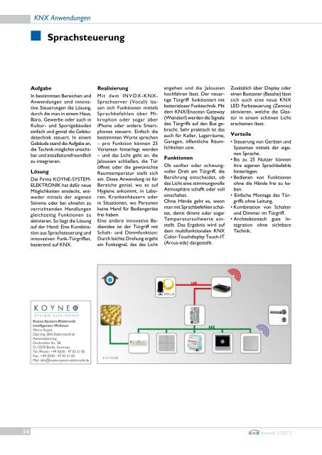 JOURNAL - KNX