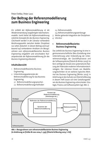 Der Beitrag der Referenzmodellierung zum Business ... - EconBiz