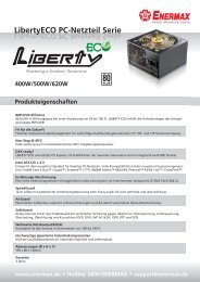 LibertyECO PC-Netzteil Serie LibertyECO PC-Netzteil Serie - Enermax