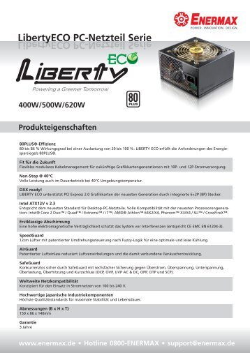 LibertyECO PC-Netzteil Serie LibertyECO PC-Netzteil Serie - Enermax