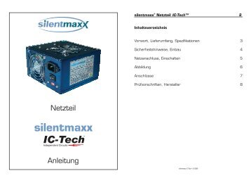 Anleitung IC-Tech online.cdr - Silentmaxx