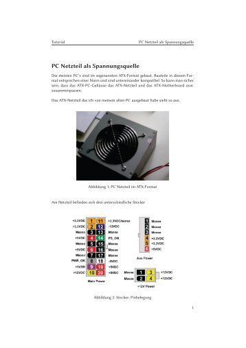 PC Netzteil als Spannungsquelle - Funpic.de