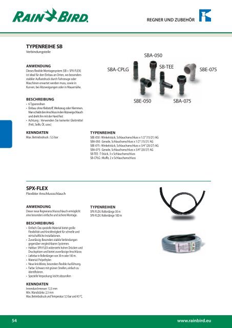 Regner - Rain Bird irrigation