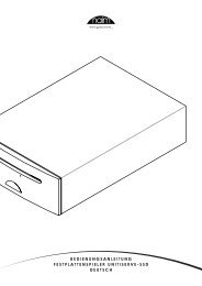 Bedienungsanleitung FestPlattensPieleR unitiseRVe ... - Naim Audio