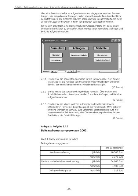 Entwurf Niedersächsisches Kultusministerium Einheitliche ...