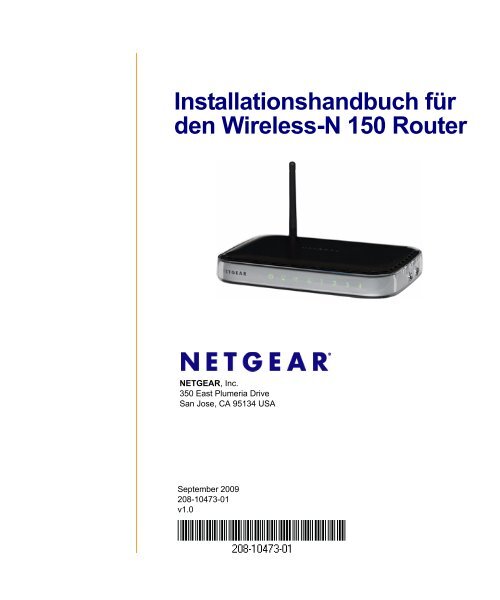 Handbuch Netgear Wireless N 150 Router WNR1000 - Unitymedia