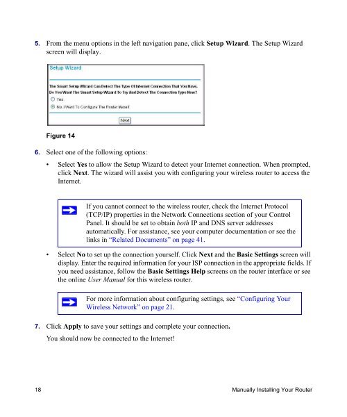 Installing Your Wireless Router - upc cablecom