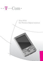 Sinus WDA Der Wireless Digital Assistent - Hilfe & Service - Telekom