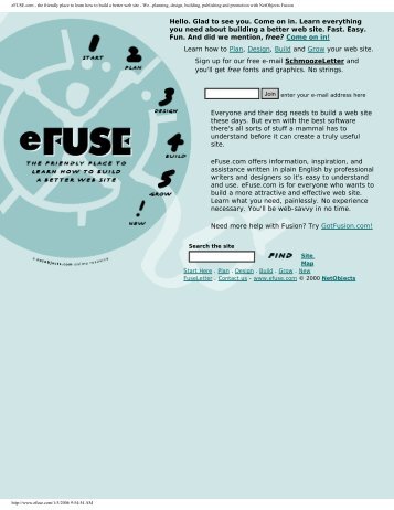 eFUSE.com - the friendly place to learn how to build a ... - Will-Harris