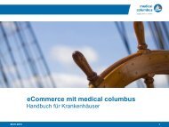 eCommerce Handbuch für Krankenhäuser - medical columbus