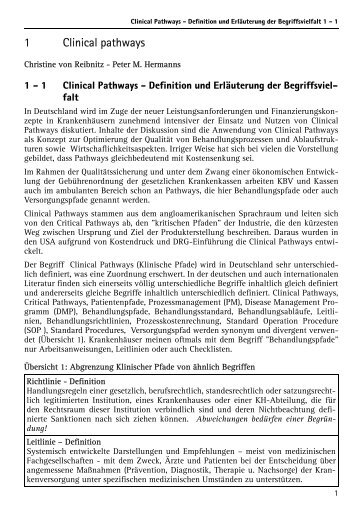clinical pathways.fm - medical text online