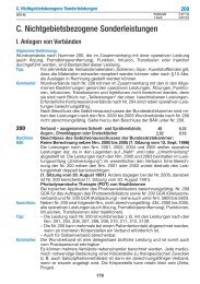 C. Nichtgebietsbezogene Sonderleistungen - medical text online