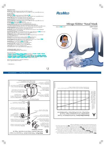 Mirage Kidsta™ Nasal Mask - MEDICARE Medizinische Geräte GmbH