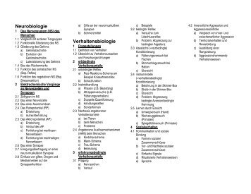 Neurobiologie Verhaltensbiologie - Kronberg-Gymnasium ...