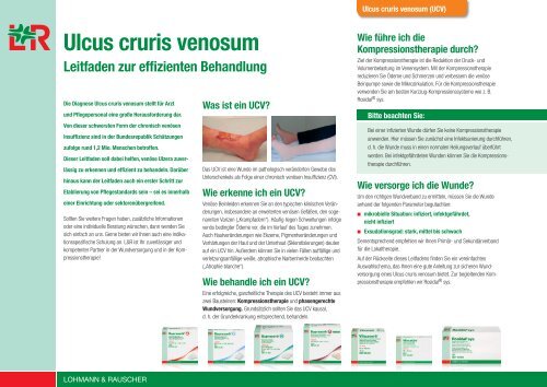 Ulcus cruris venosum - Lohmann & Rauscher