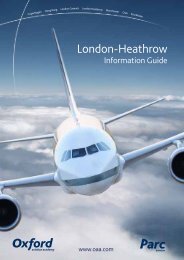 London-Heathrow - Oxford Aviation Academy